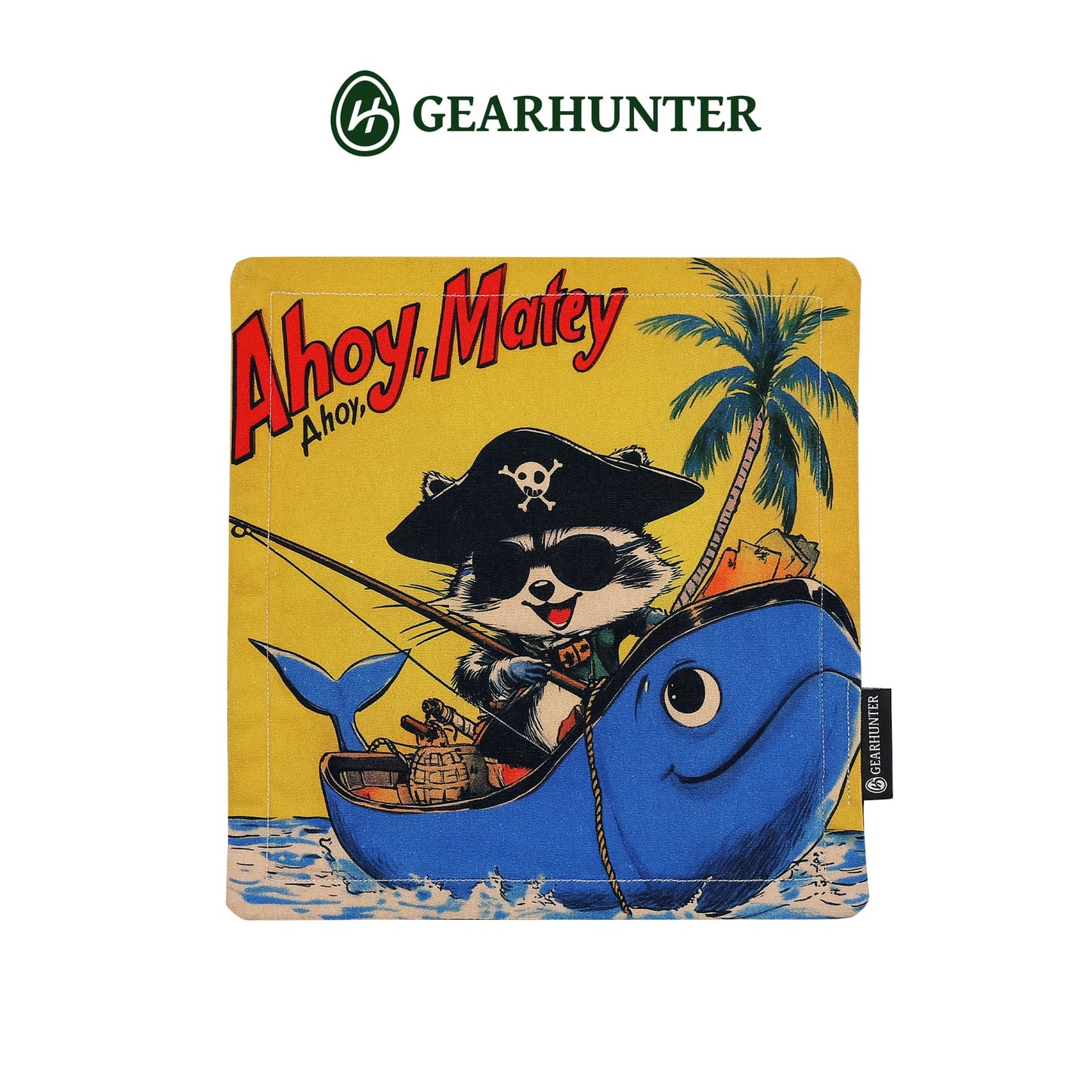Pirate Hunter | EDC HANK | 100% Cotton and Microfiber Backing