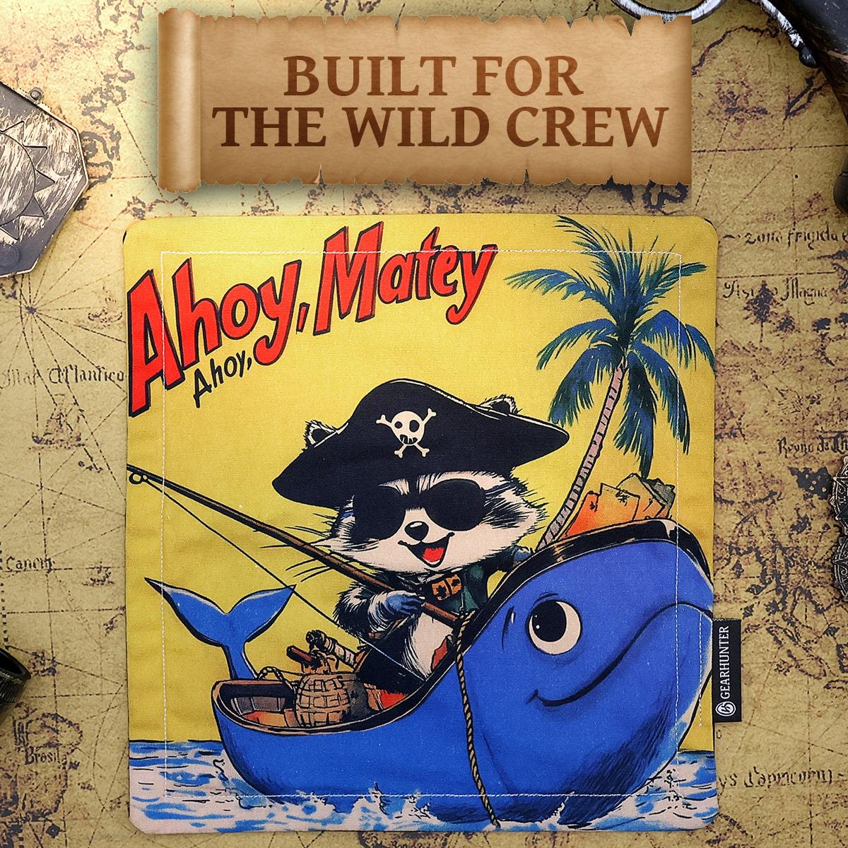 Pirate Hunter | EDC HANK | 100% Cotton and Microfiber Backing